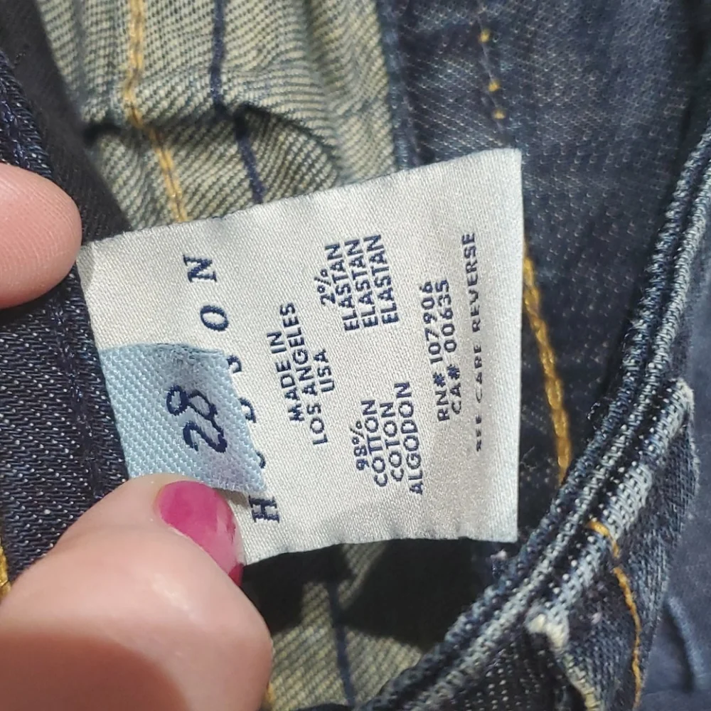 HUDSON Dark Wash Bootcut Jeans